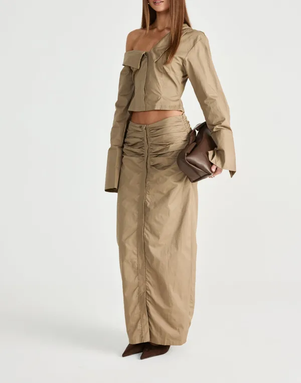 Three Dimensional Cut Breathable Skirt