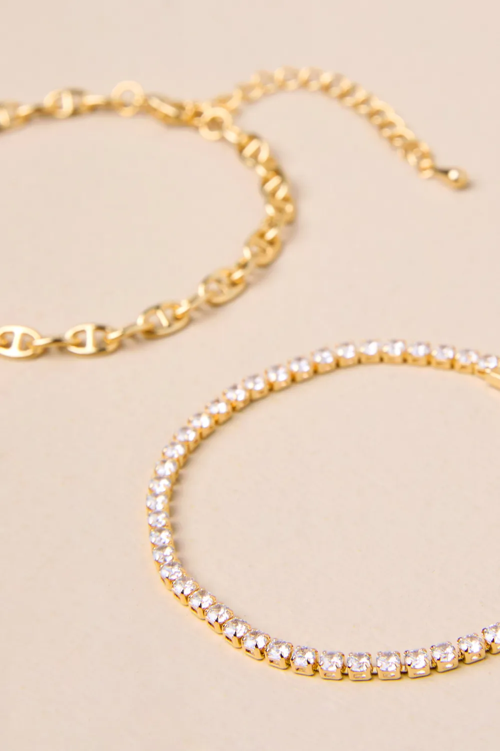 Elegant And Exquisite Rhinestone Inlaid Gold Bracelet