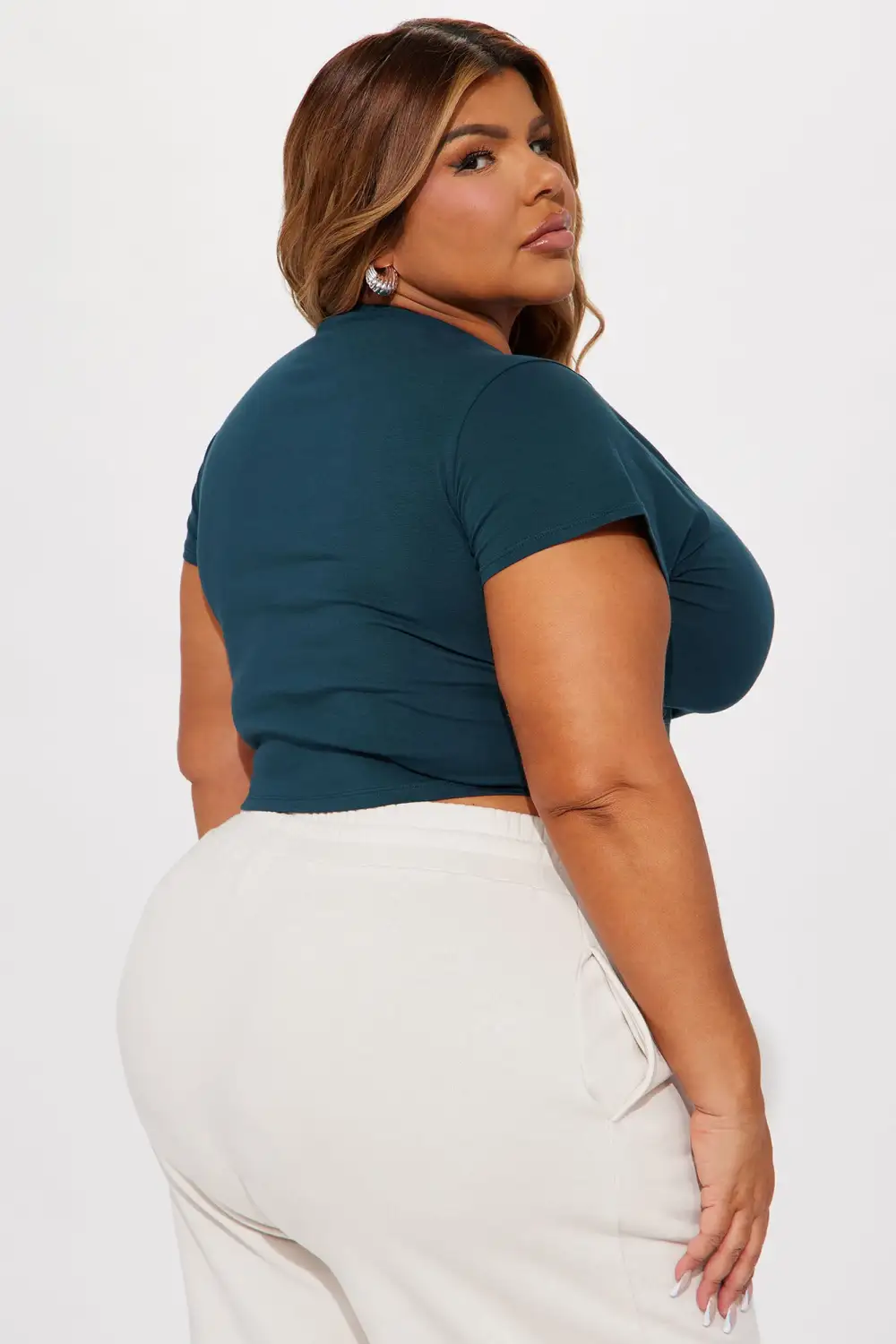 Robin Crop Top - Teal