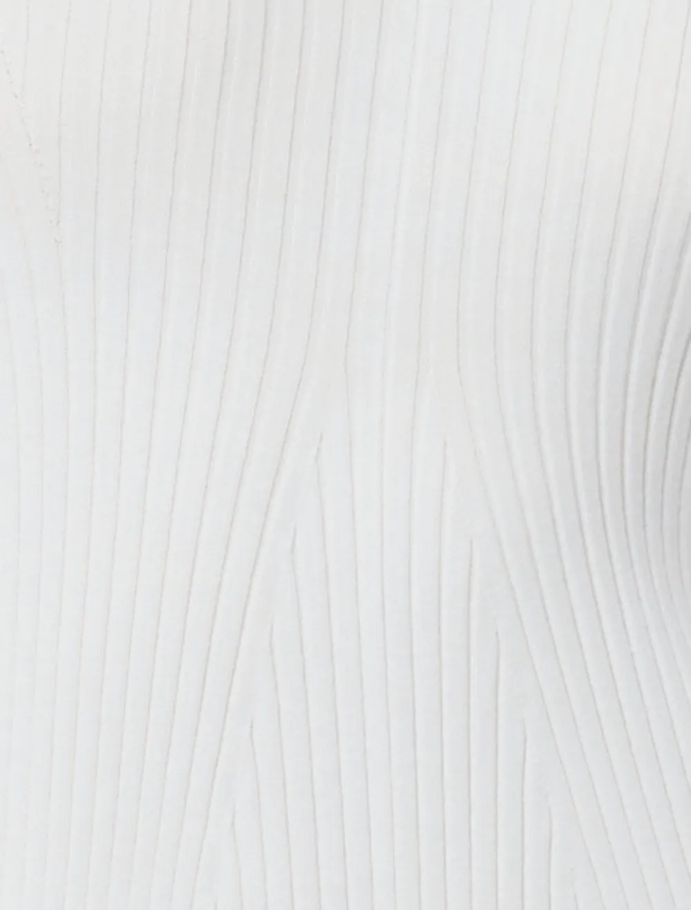 Rib Detail Midi Dress