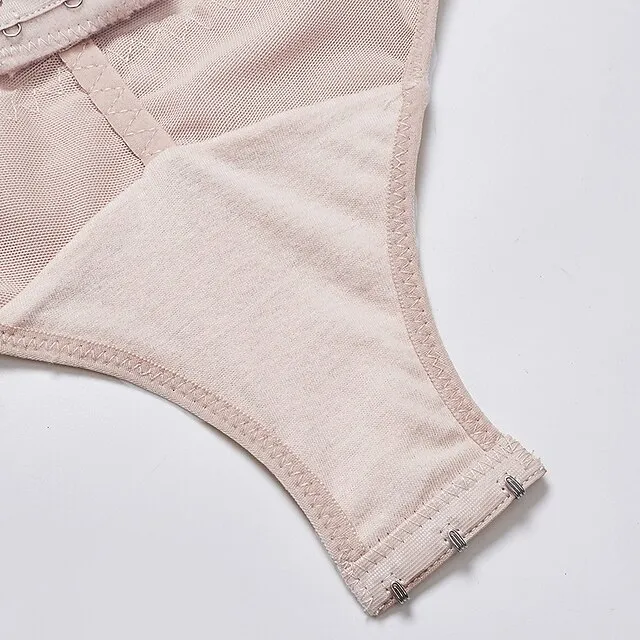 Corset Women's Bodysuits Shapewears Home Office Christmas Bed Plus Size Black Purple Apricot Sport Seamless Sexy Buckle Seamed Criss Cross Classic Tummy Control Solid Color Pure Color Summer Spring