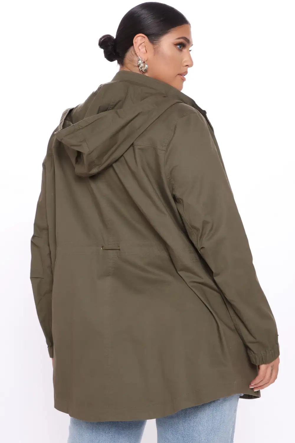 Giving You Some Love Anorak Jacket - Olive