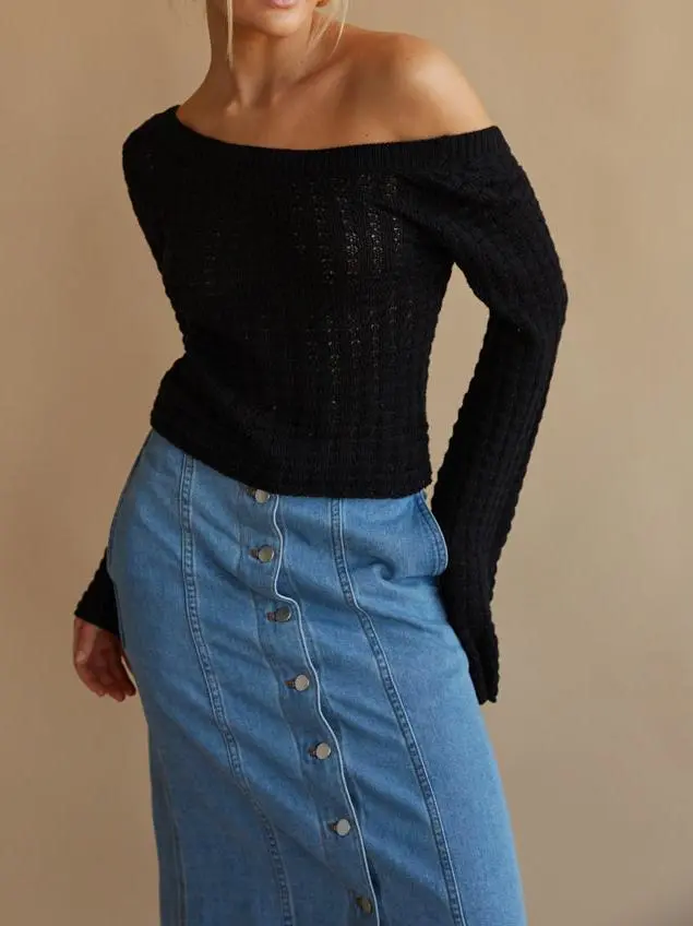 Bell Sleeve Sweater