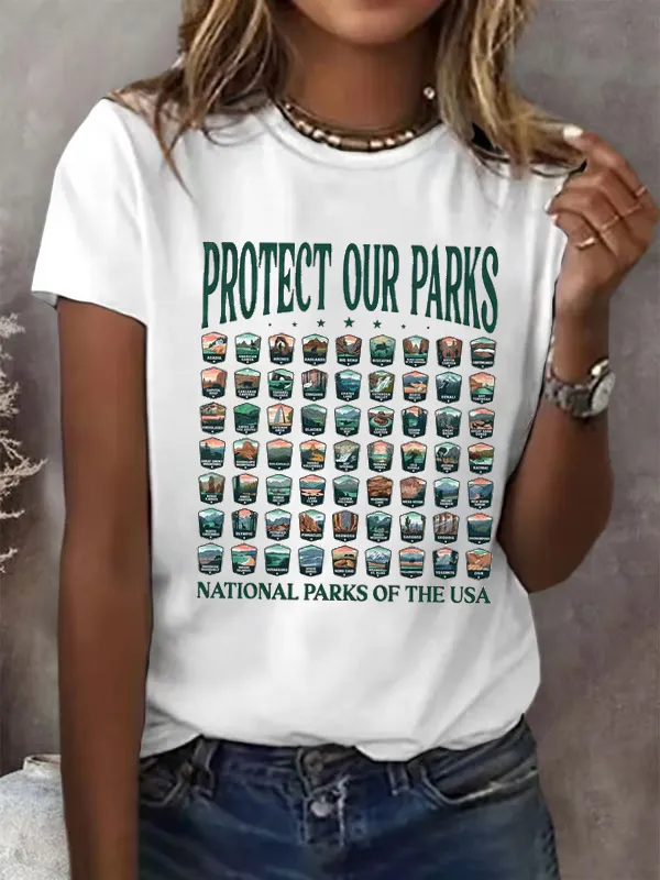 Protect Our Parks Badges Comfort Colors T-Shirt