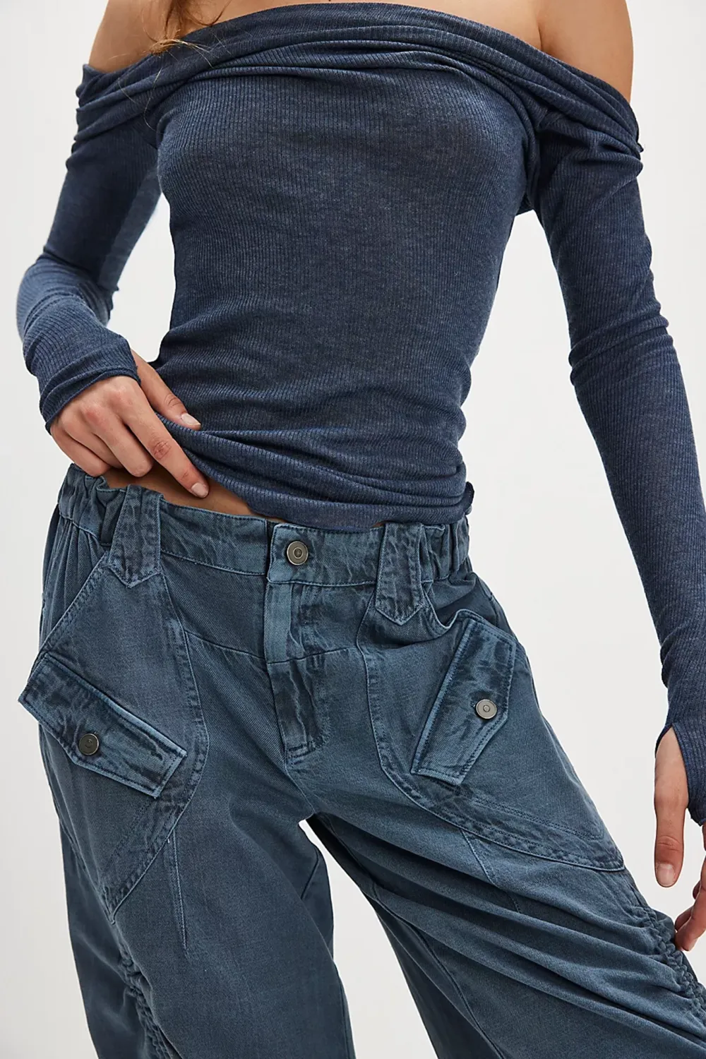 Utility Style Drawstring Pants