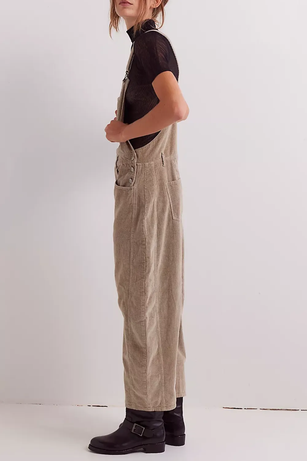 Corduroy Overalls Style Pants