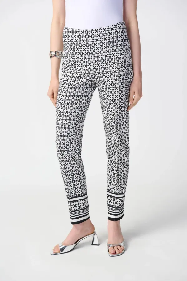 Black and White Geometric Print Leggings