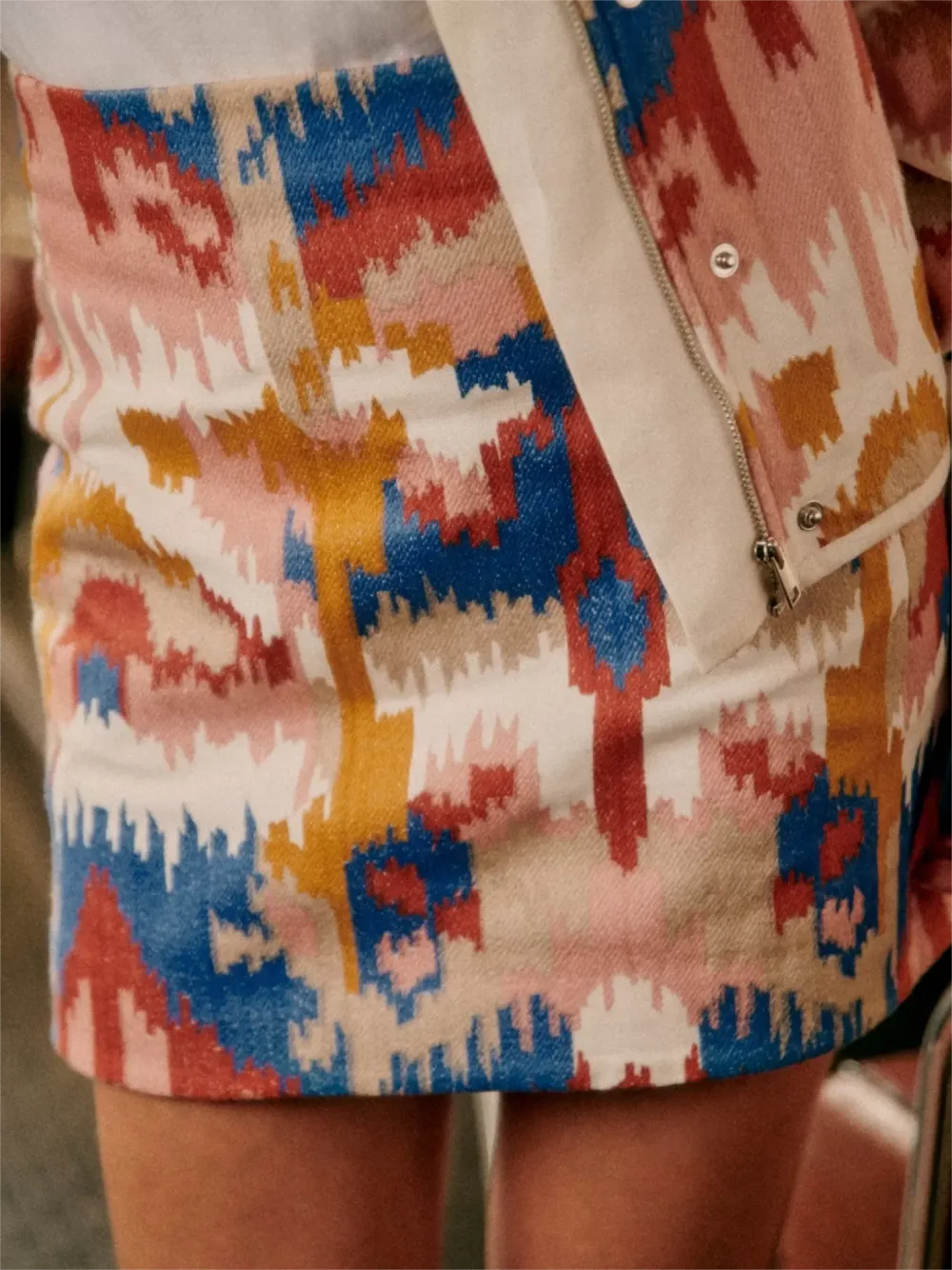 Daily Plants Print Skirt