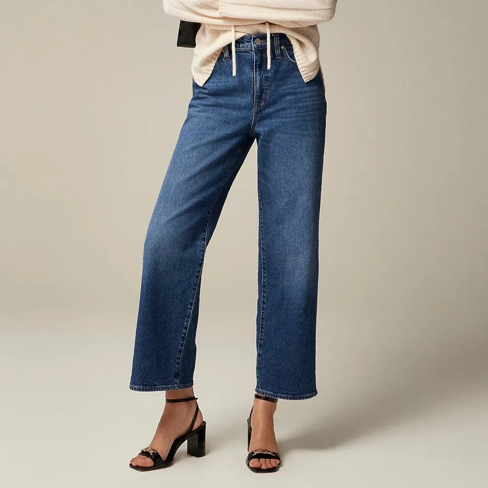 High-Rise Slim-Wide Jeans