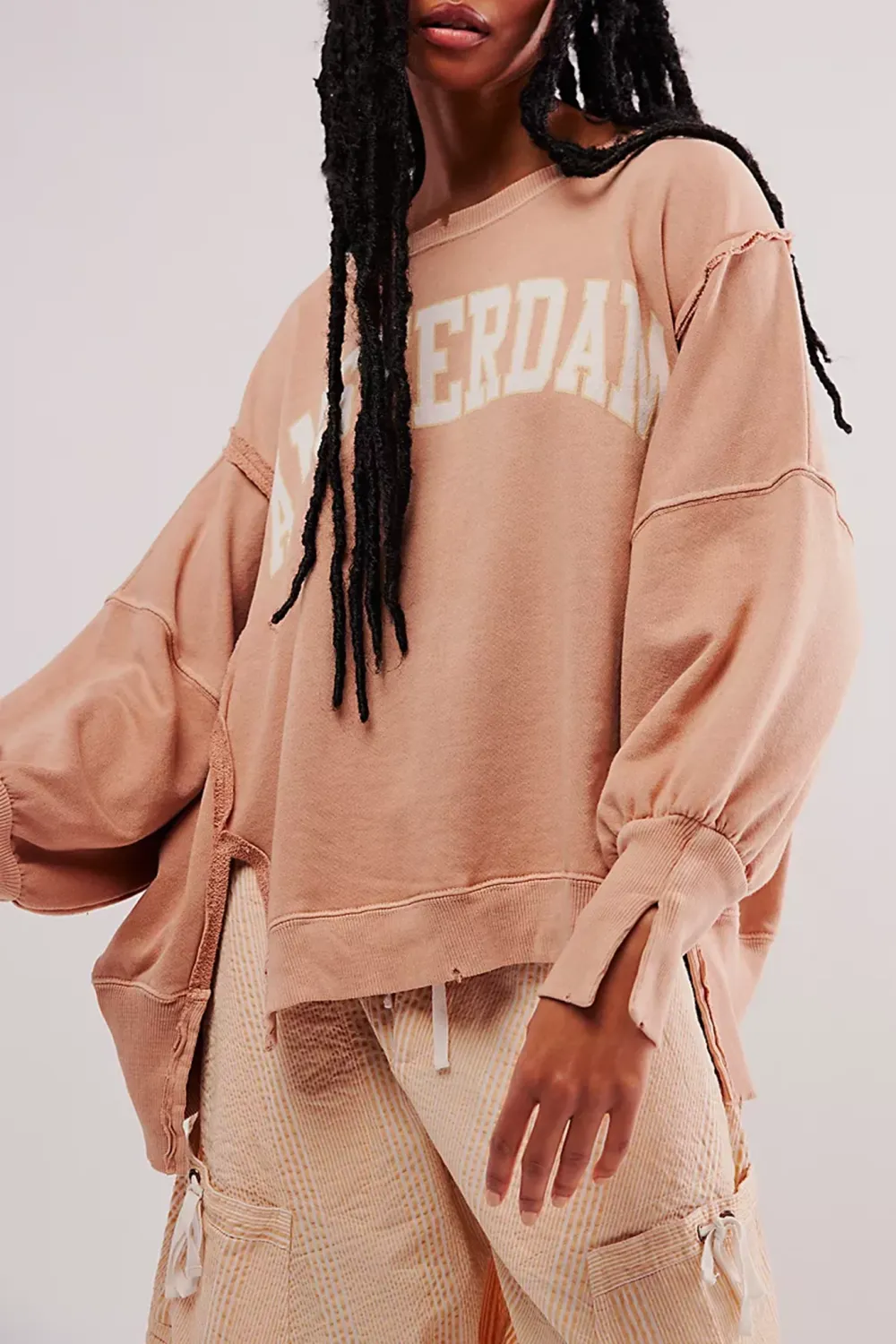 Oversized Graphic Print Sweatshirt