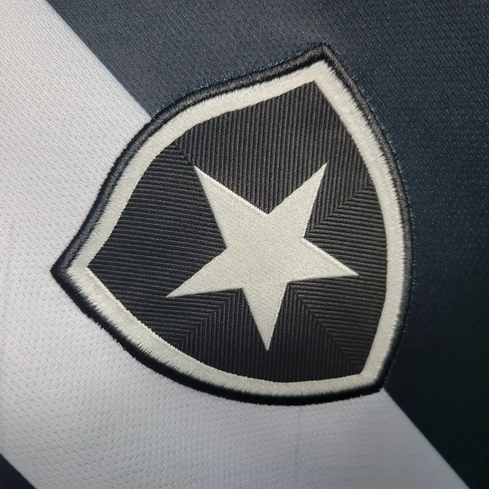 Camisa Botafogo Home 21/22 - Preta e Branca