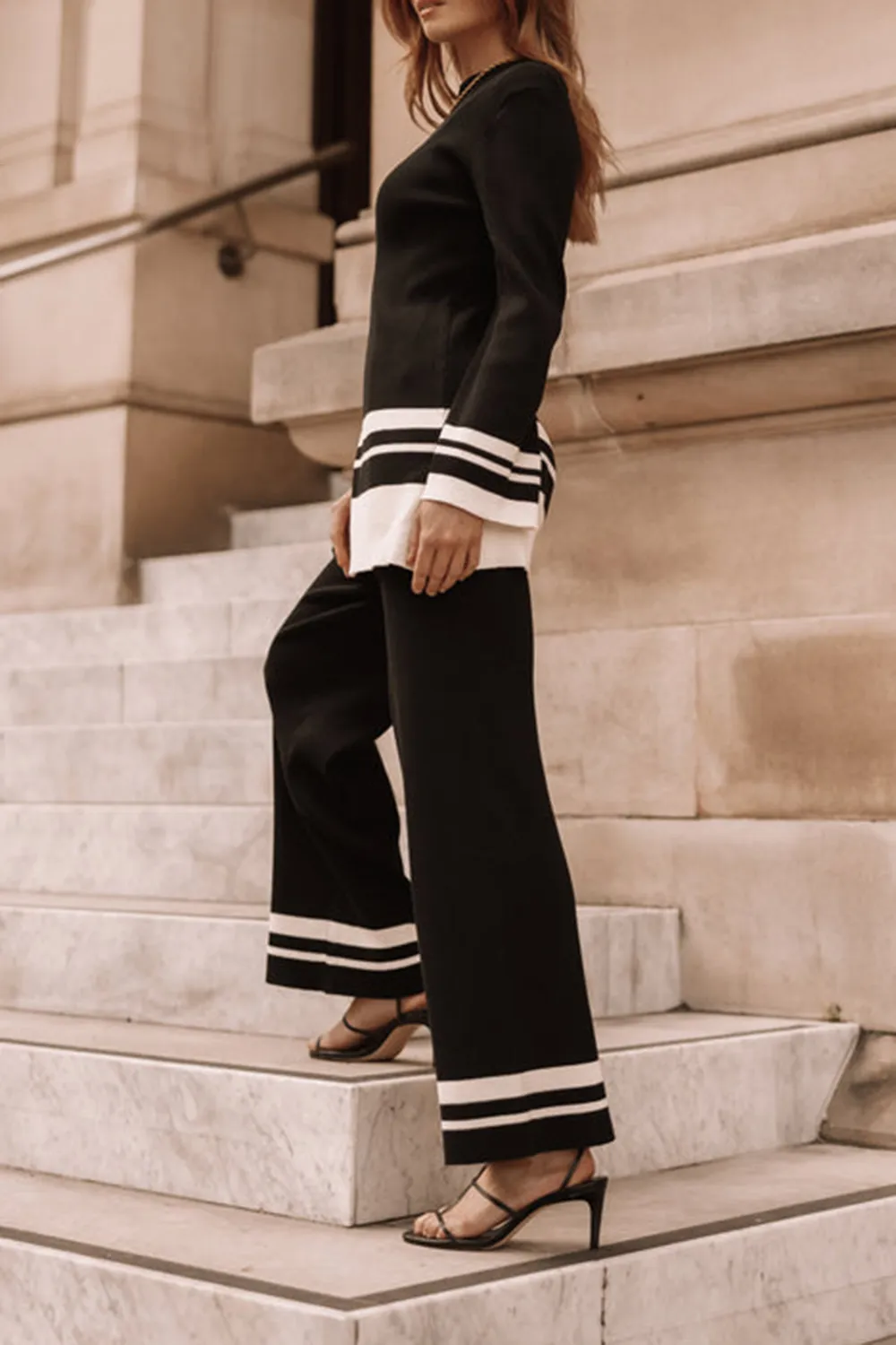 BLACK OFF WHITE PANTS