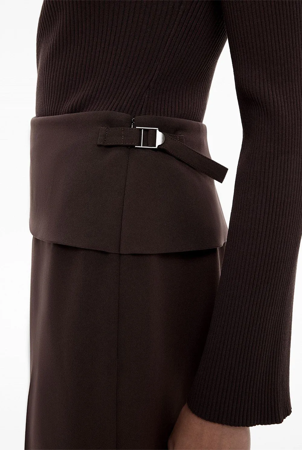 Straight-Leg Pleated Suit Trousers