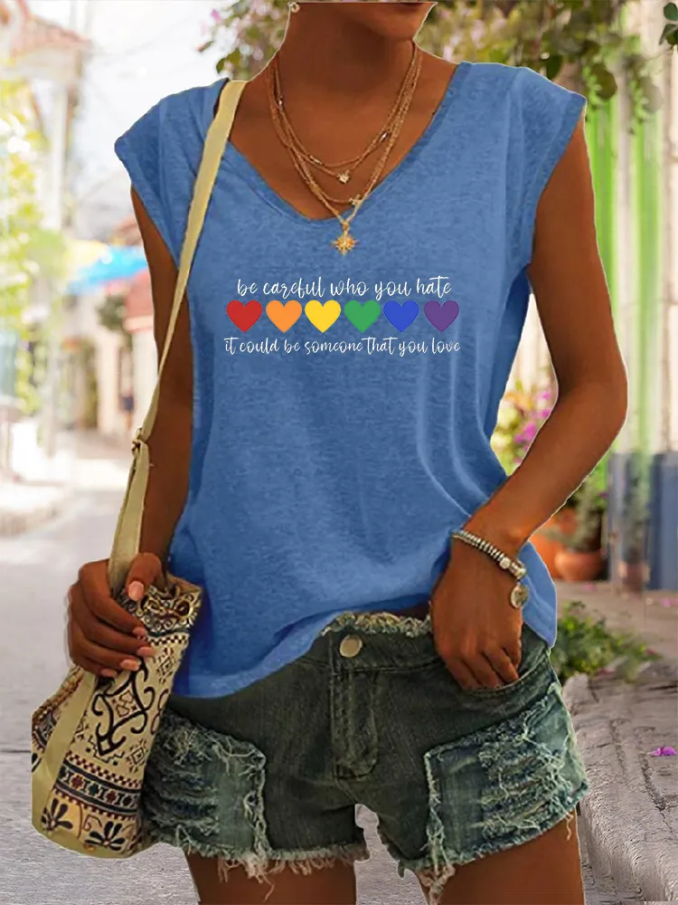 Women's Gay Day V-neck Vest