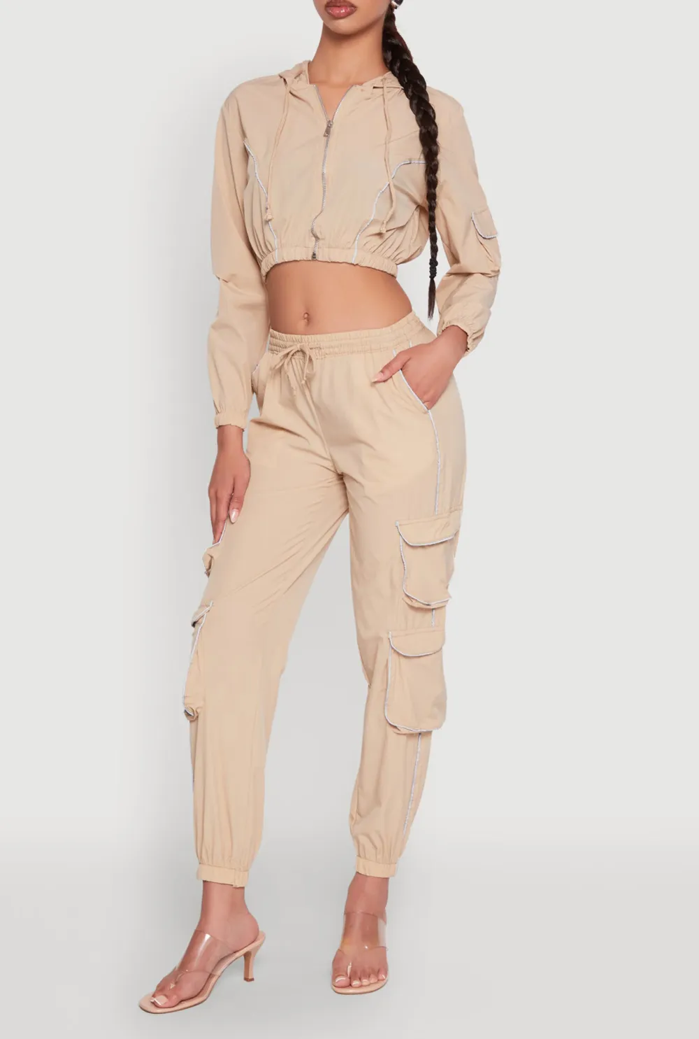 Sports Style Hooded Jacket