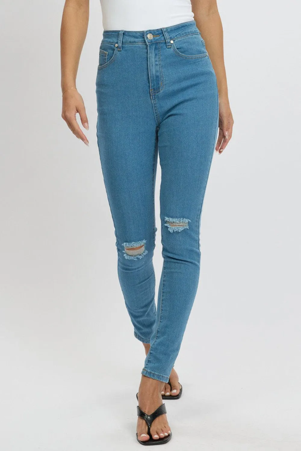 Denim Skinny Jean High Rise