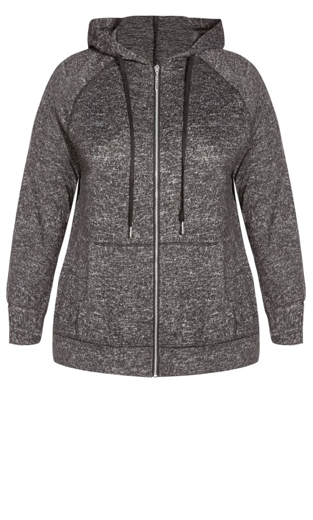 Evans Grey Hacci Plain Jacket