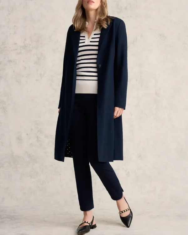 Long Line Single Breasted Coat