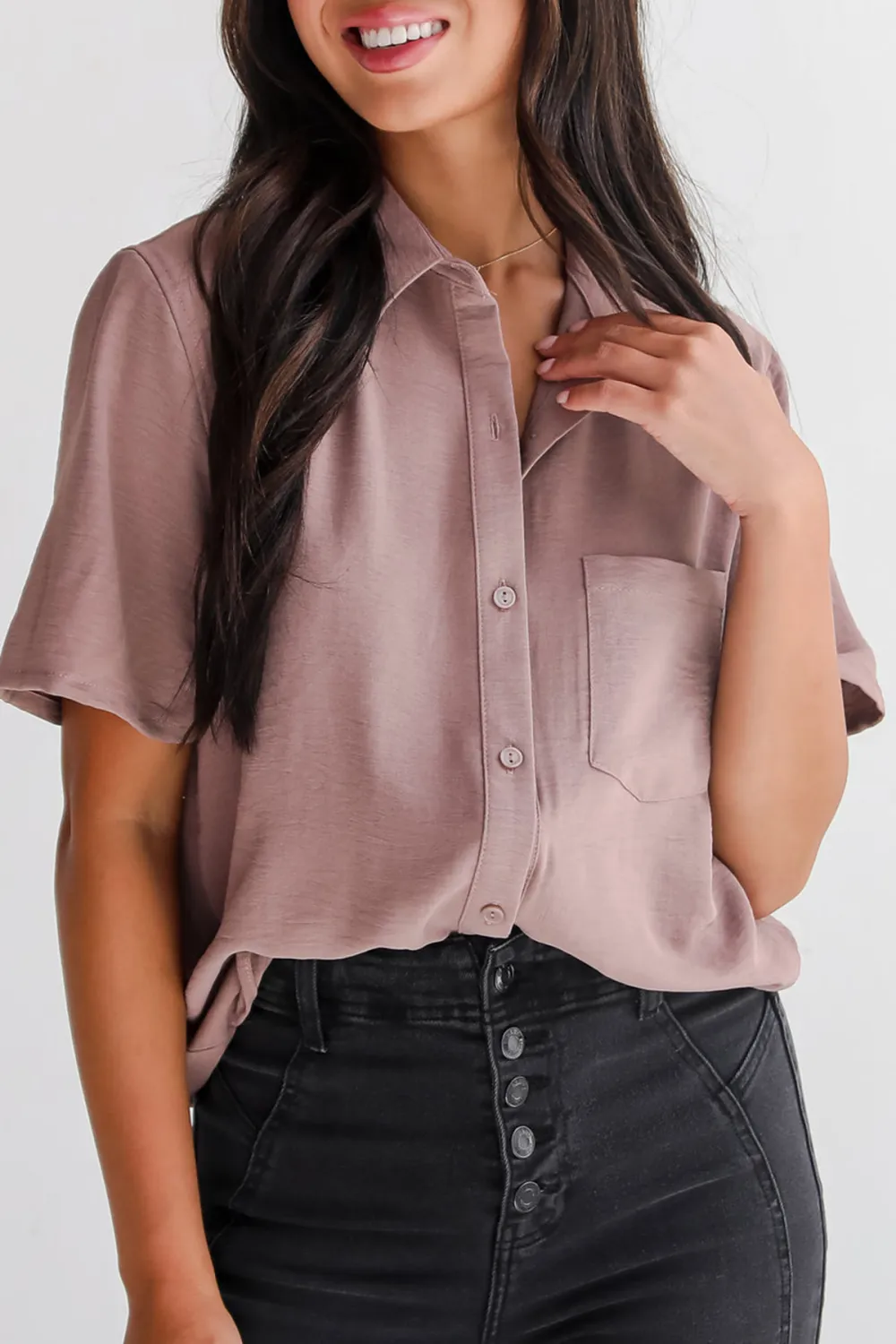 Button-Up Blouse