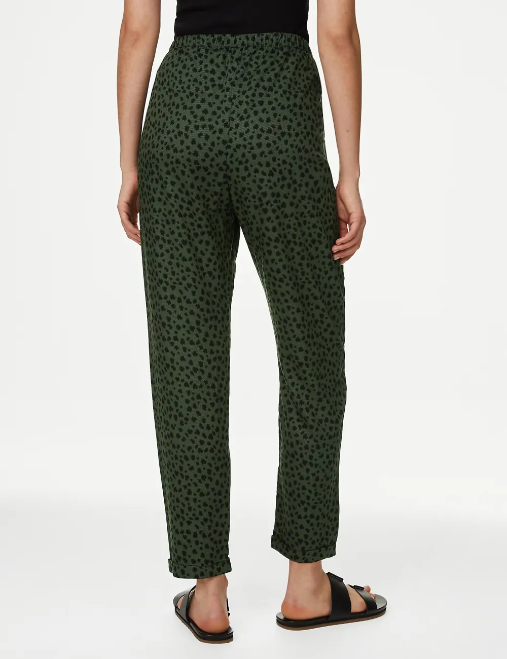 Womens Casual Tapered Trousers