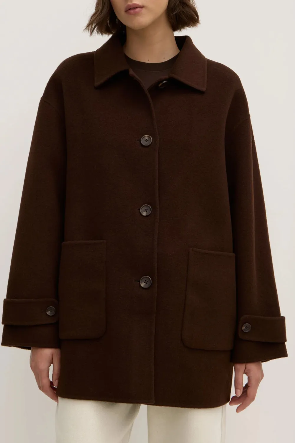 Double Sided Wool Short Jacket