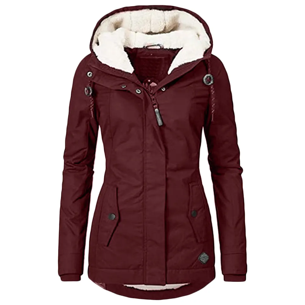 Women's winter coat with hood