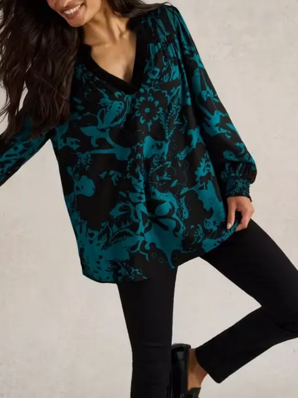 Slight Stretch Longline Top