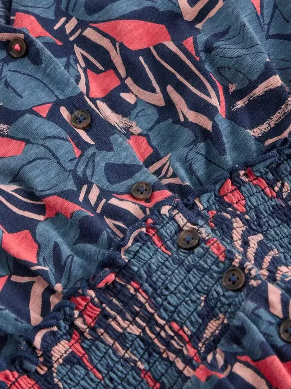 Shirred Jersey Dress