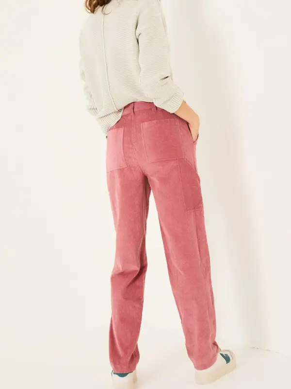 Chesil Blush Pink Cord Trousers