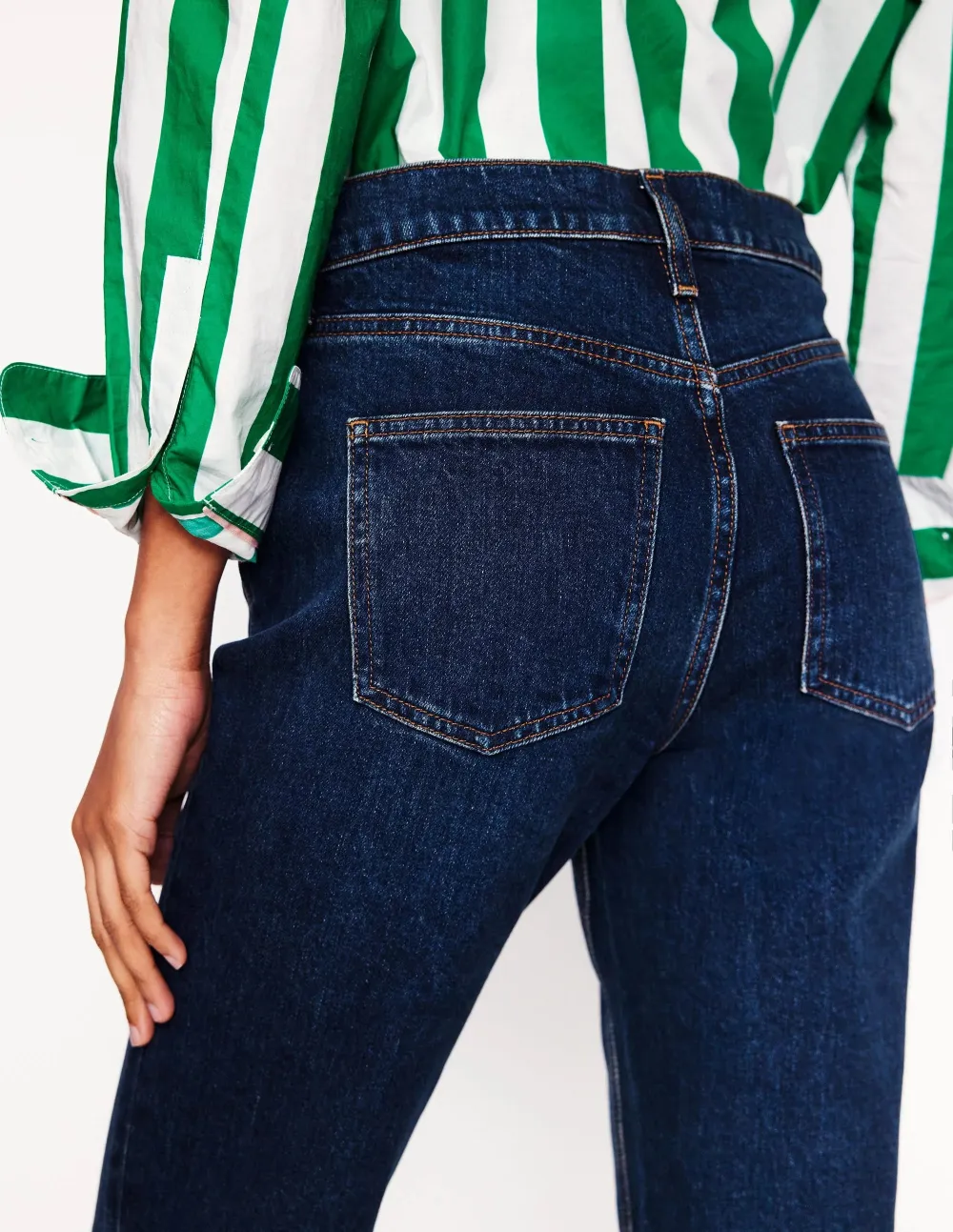 Girlfriend Jeans -Dark Vintage