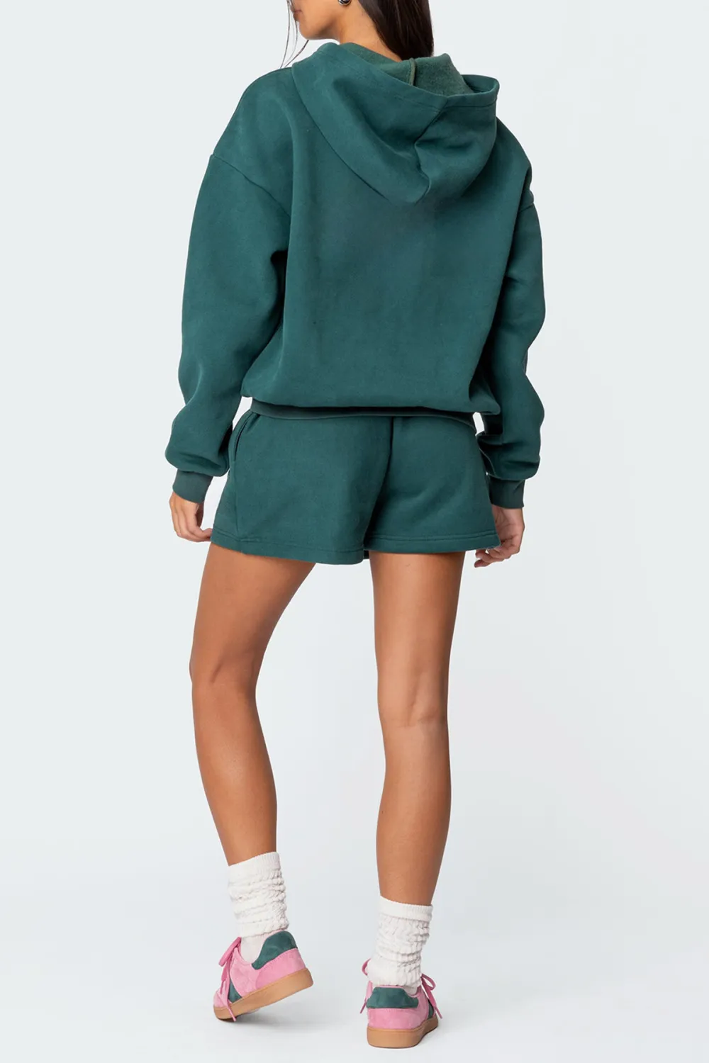 Solid Color Sweat Shorts