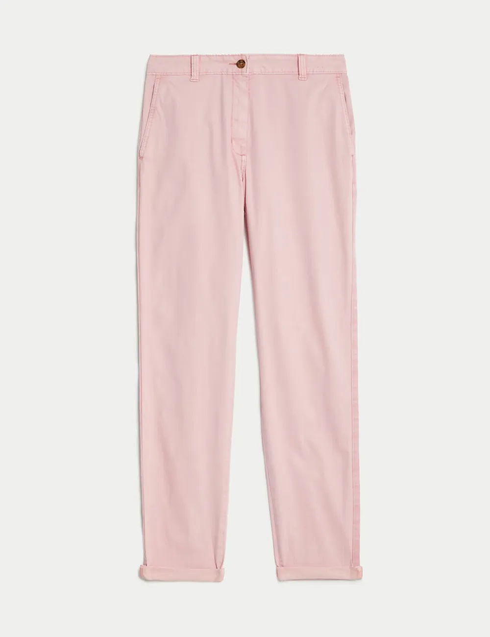 Cotton Rich Tea Dyed Slim Fit Chinos Grey