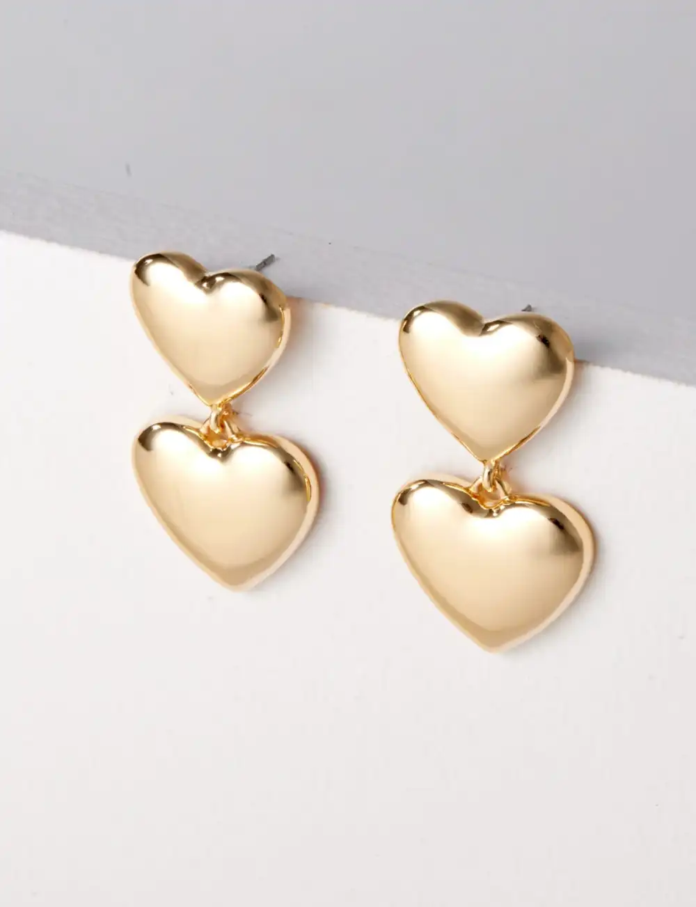 Creative Sweet Multi-Layered Heart-Shaped Earrings