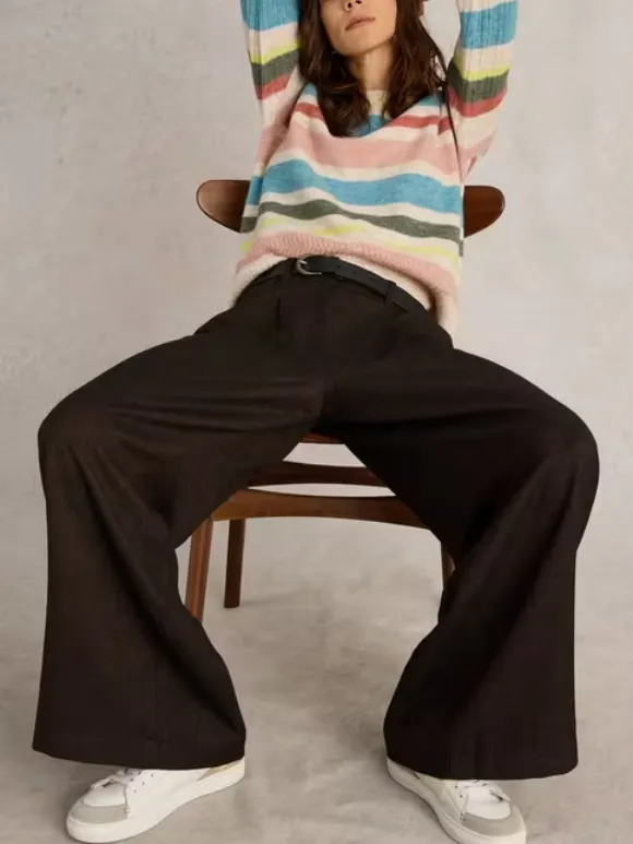 Casual Style Wide Leg Trouser