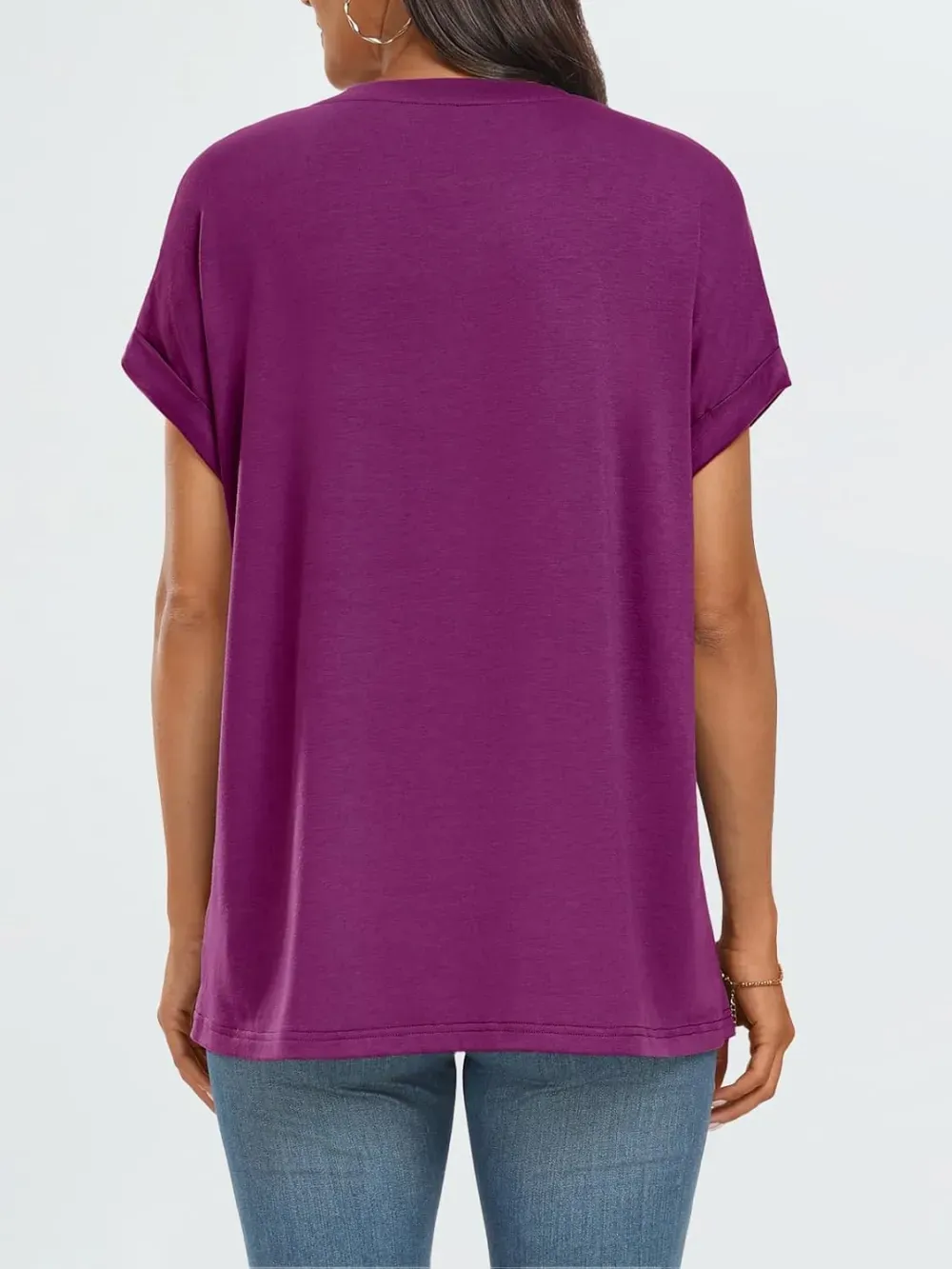 AUTOMET Women Tops Casual Basic T Shirts Loose Fit Crewneck Short Sleeve Summer Outfits