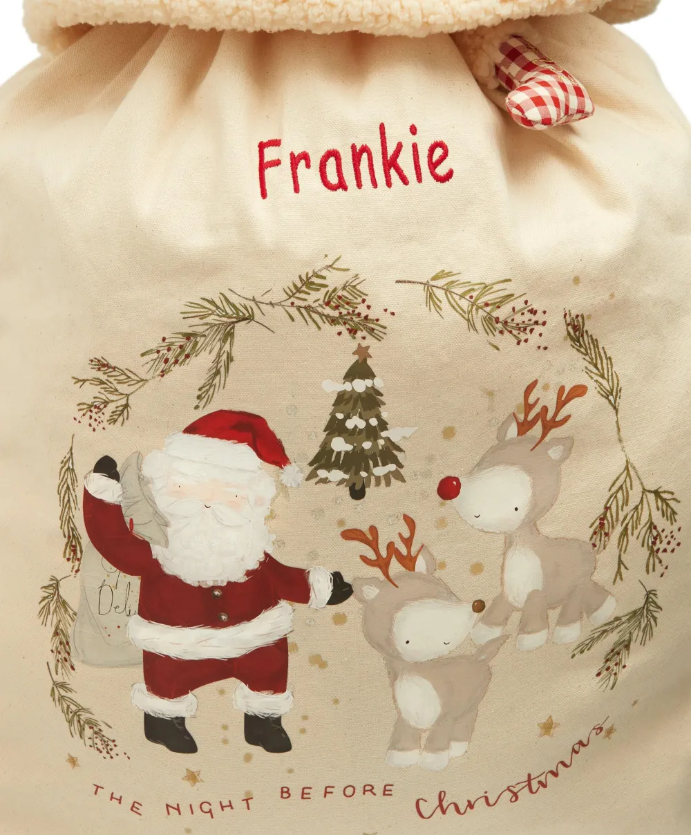 Large Calico Sack - 2024