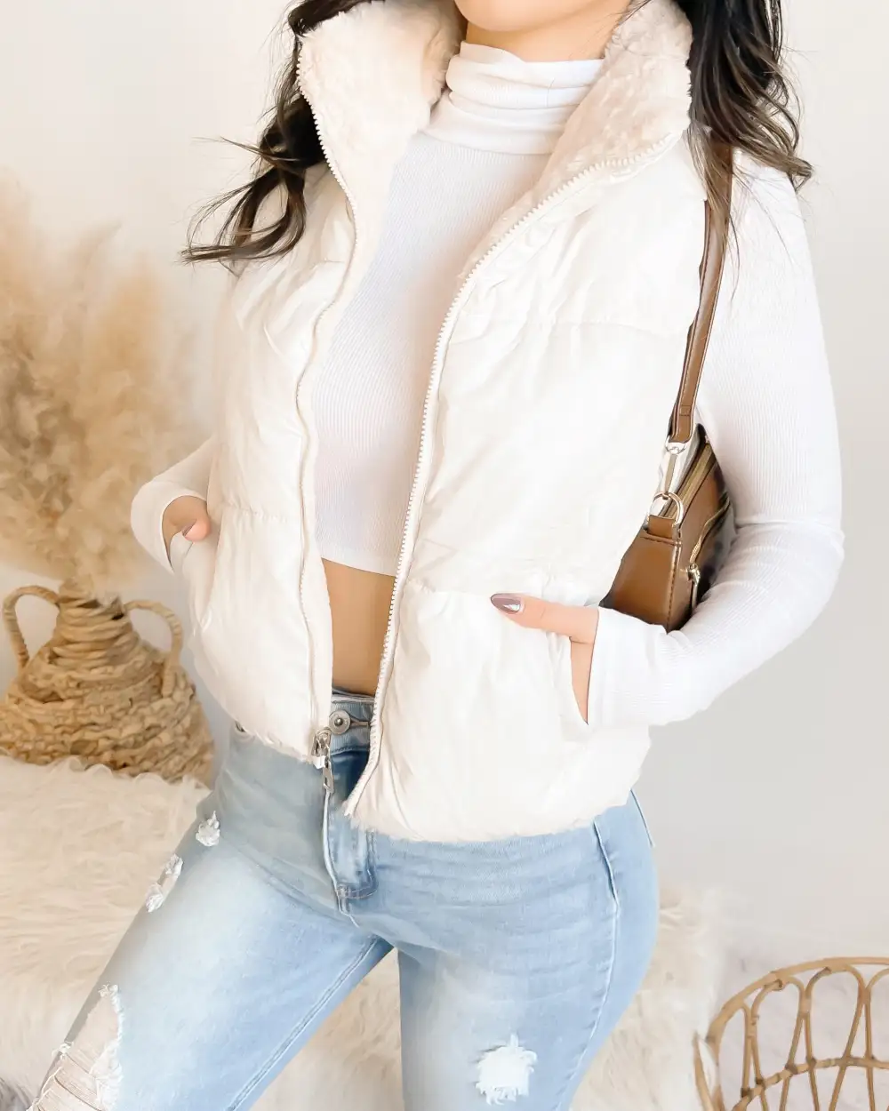 2-IN-1 REVERSIBLE!! CARLY PUFFER VEST