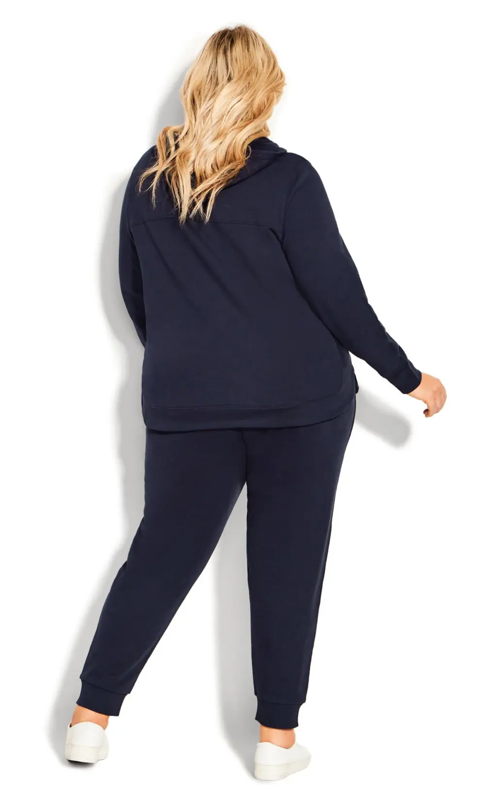 Ave Leisure Navy Plain Track Pant