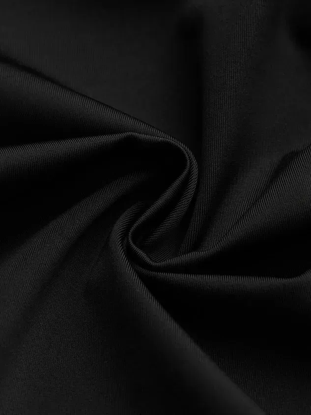 Simple Plain Scoop Neck Tankinis Two-Piece Set