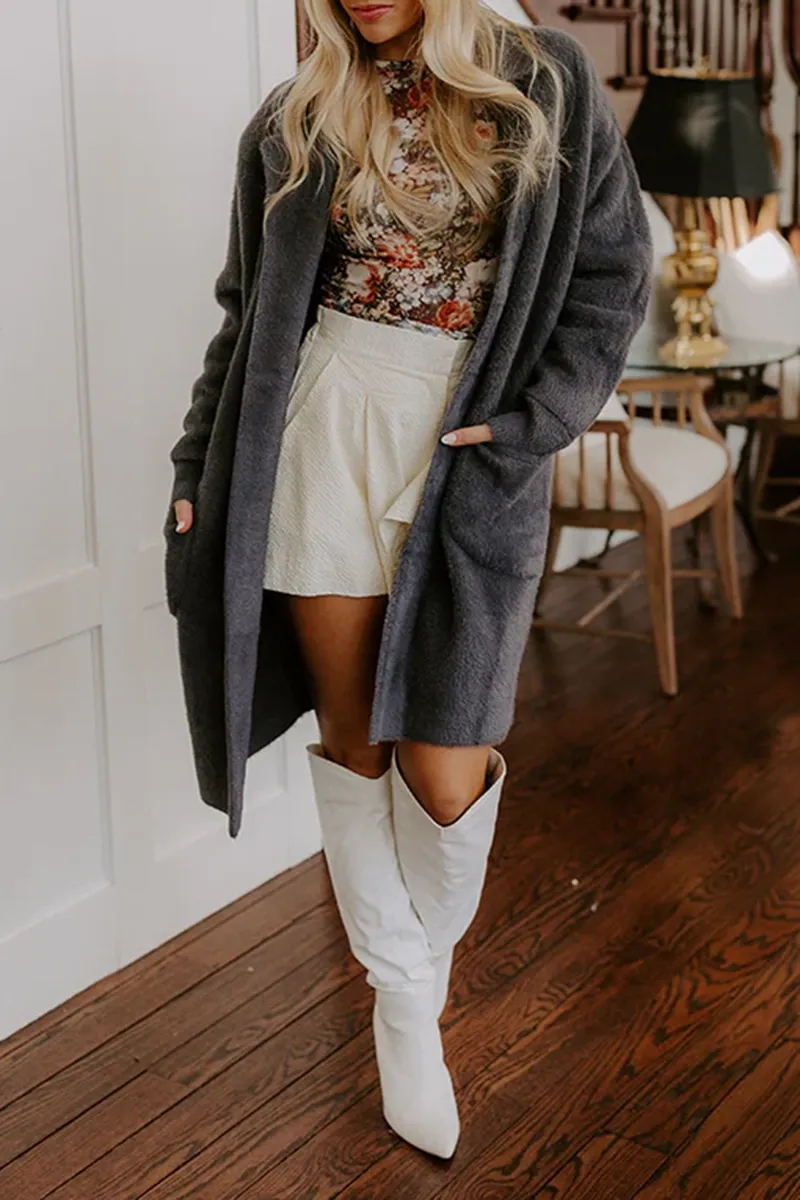 Long Lazy Warm Women's Coat