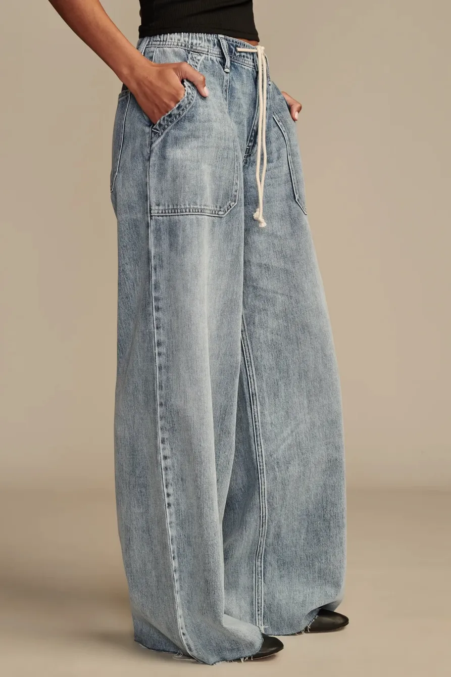 Patch Pocket Pull On Jean