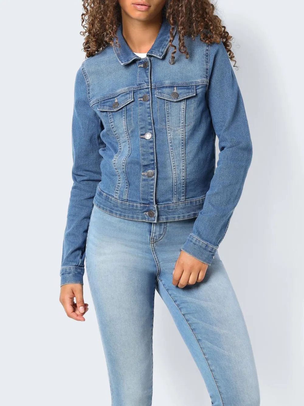 Plain Colored Between-Season Jacket