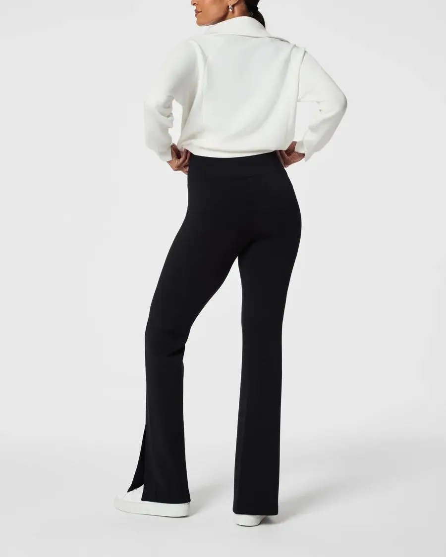 Slim Flare Pant With Front Slit