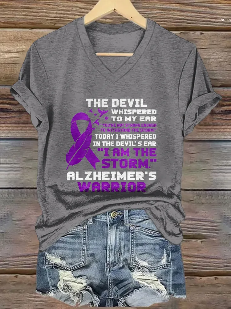 Women'S I Am The Storm V-Neck T-Shirt