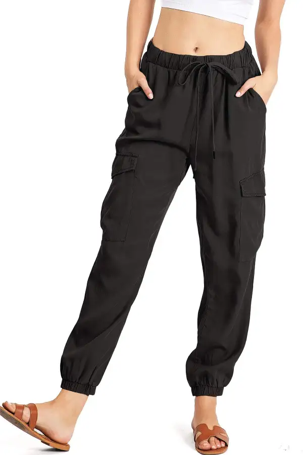 Drawstring Cargo Joggers