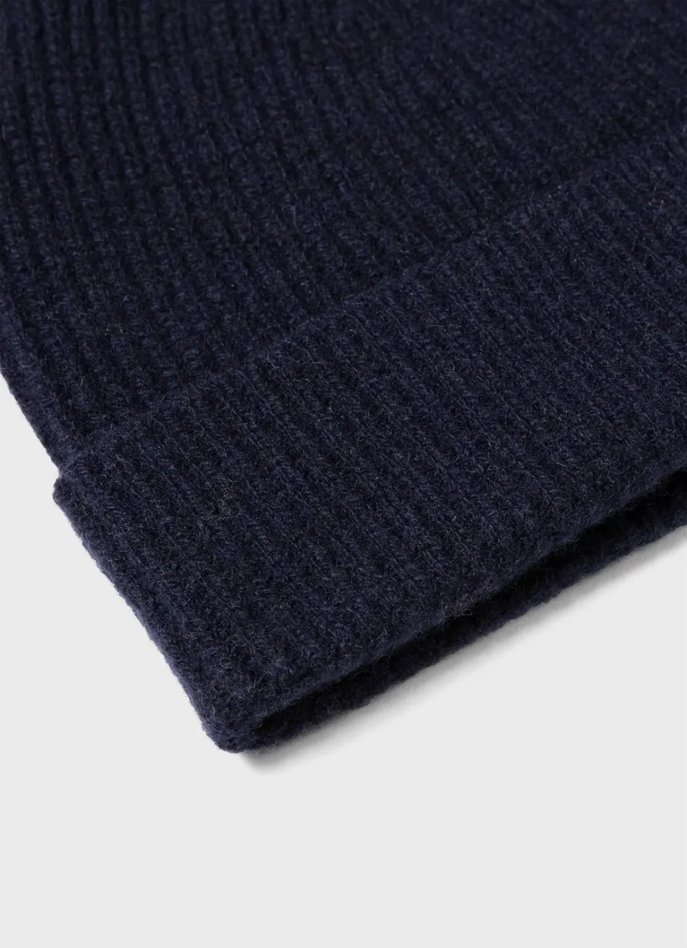 CASHMERE RIBBED HAT