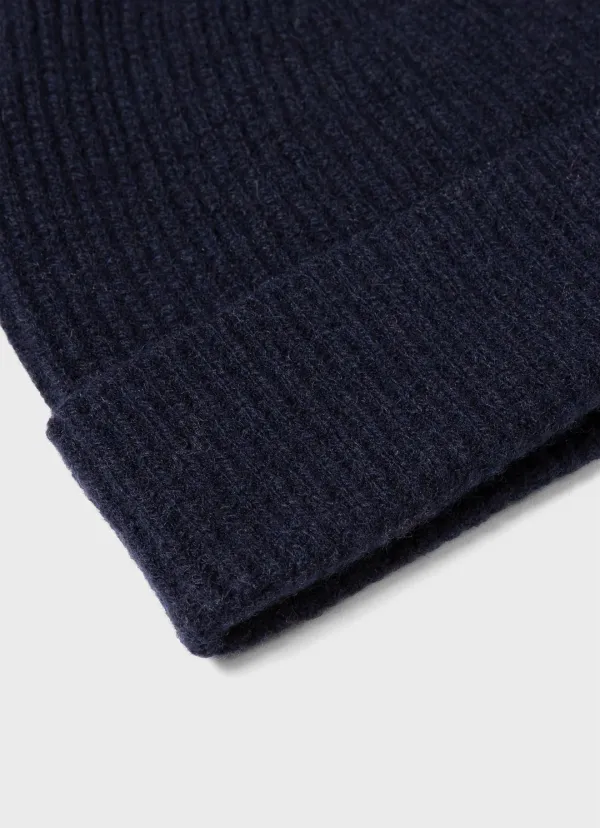 CASHMERE RIBBED HAT