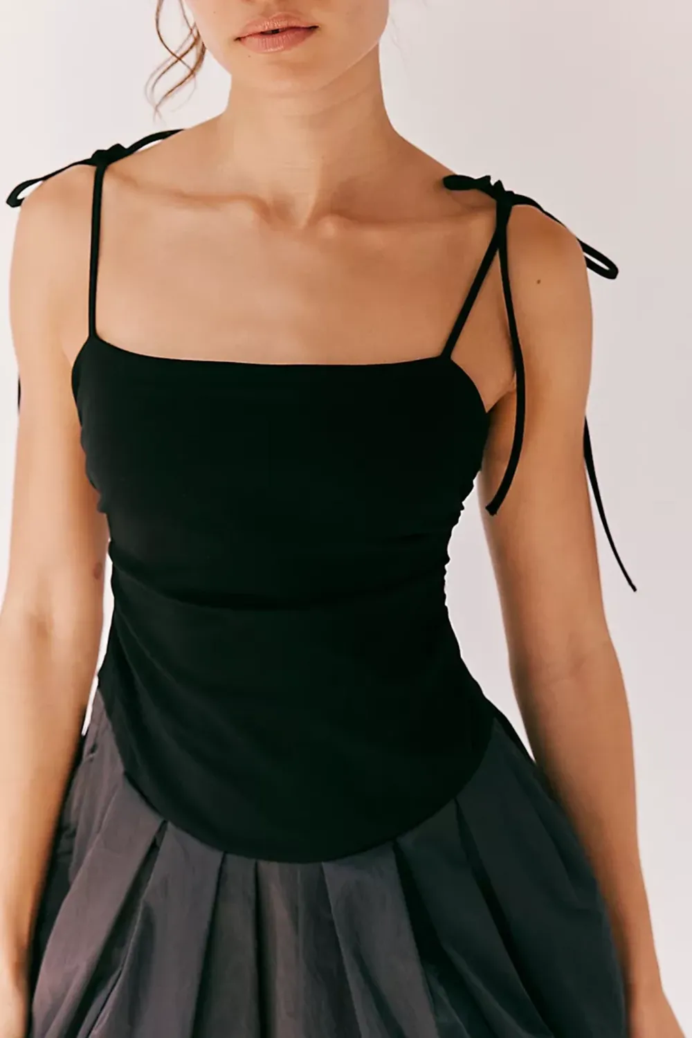 Strapless Corset Waist Mini Dress