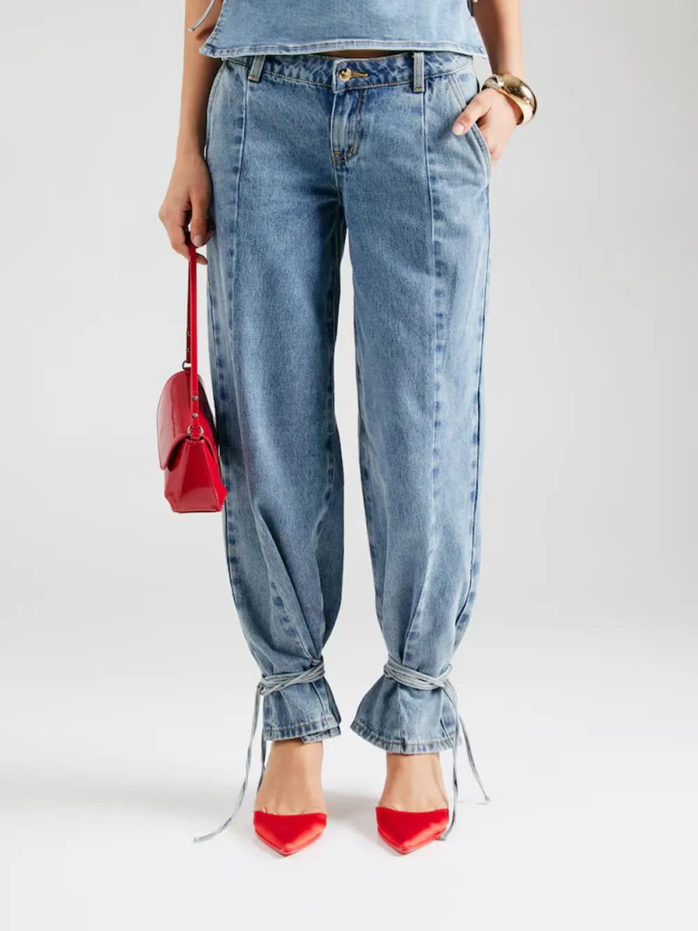 Acid Wash Casual Style Jeans