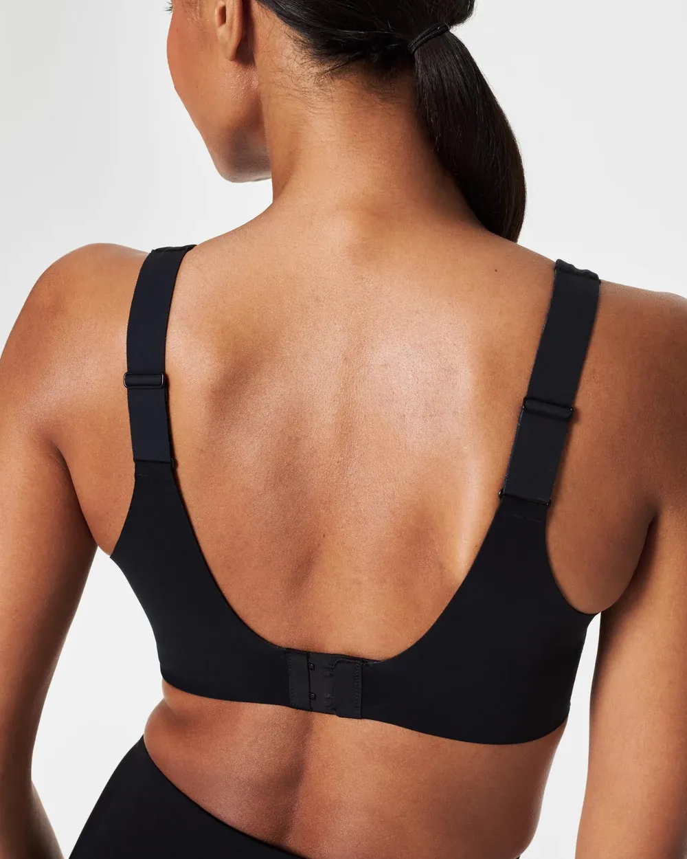 Very Black Low Impact Sports Bra